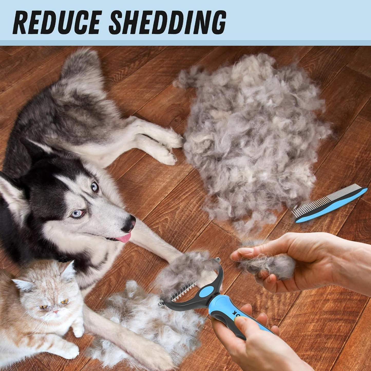 Pet Dematting Shedding Set