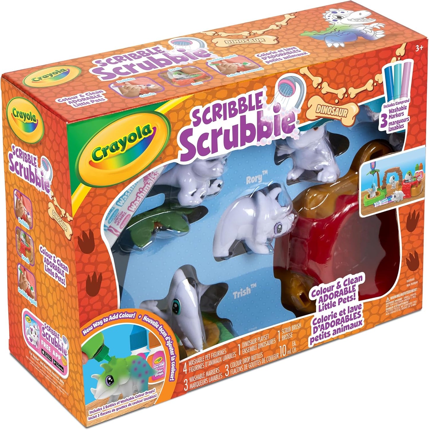 Crayola Scribble Scrubbie Dinosaur Set