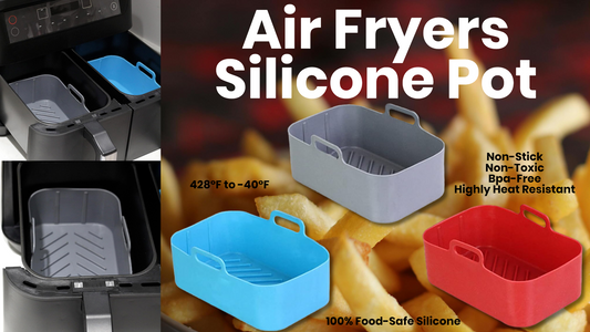 Silicone Air Fryer Liners (Rectangular)