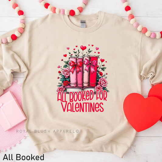 All Booked - RBA Valentine's Crewneck