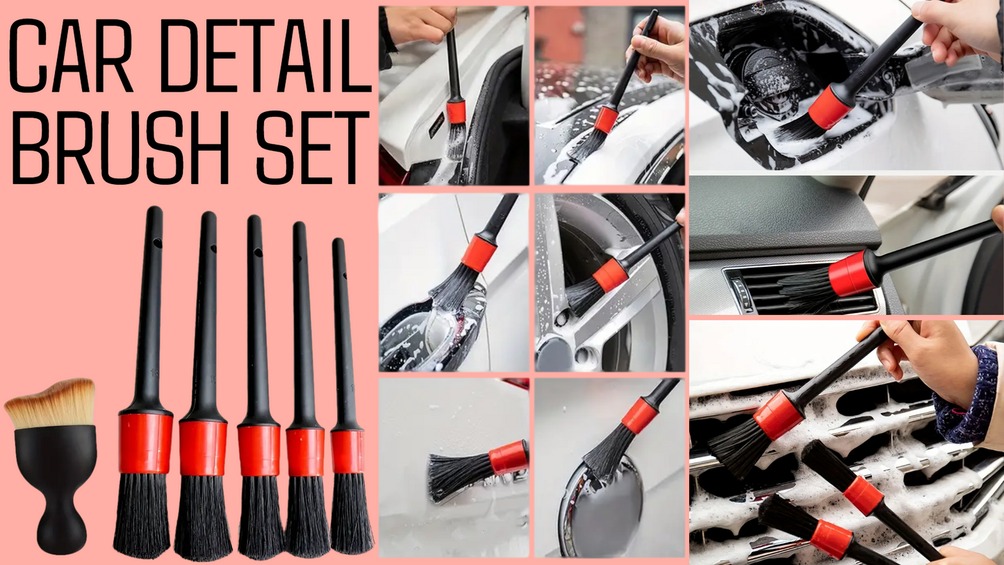 Car Detail Brush Set