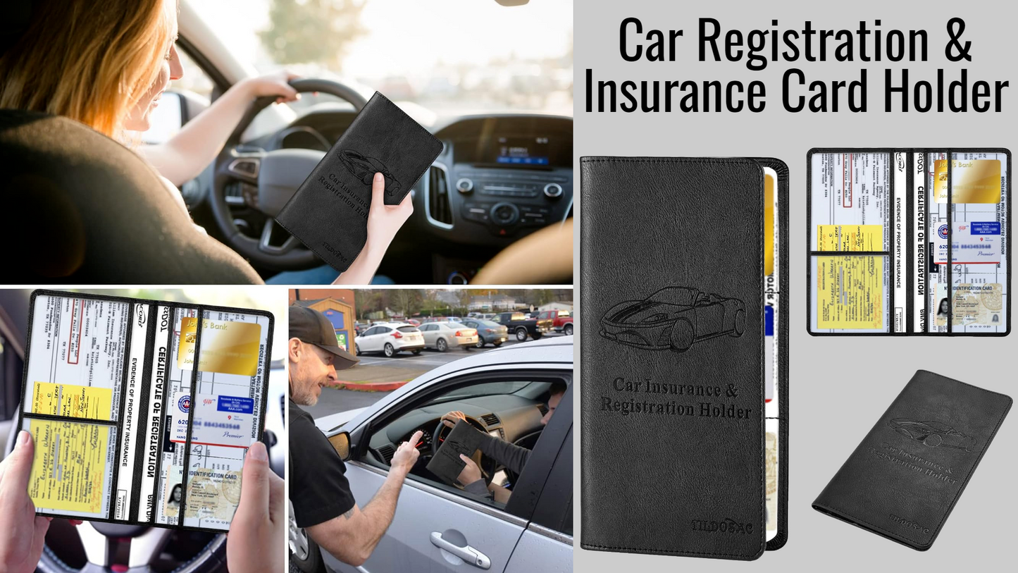 Car Registration & Insurance Card Holder