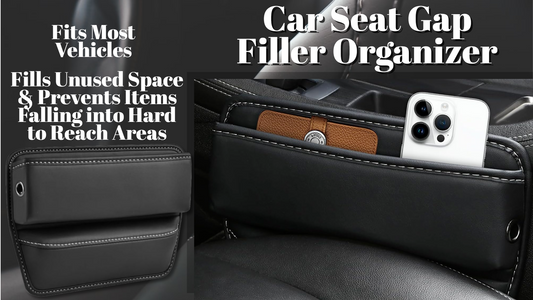 Car Seat Gap Filler Organizer