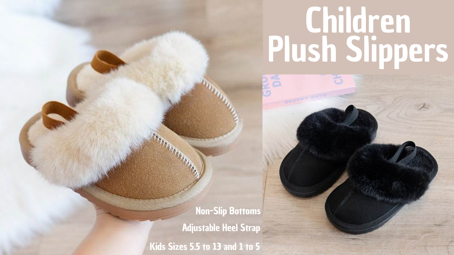 Children's Plush Slippers