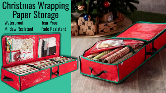 Christmas Wrapping Paper Storage