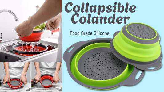 Collapsible Colander Set - 2pk