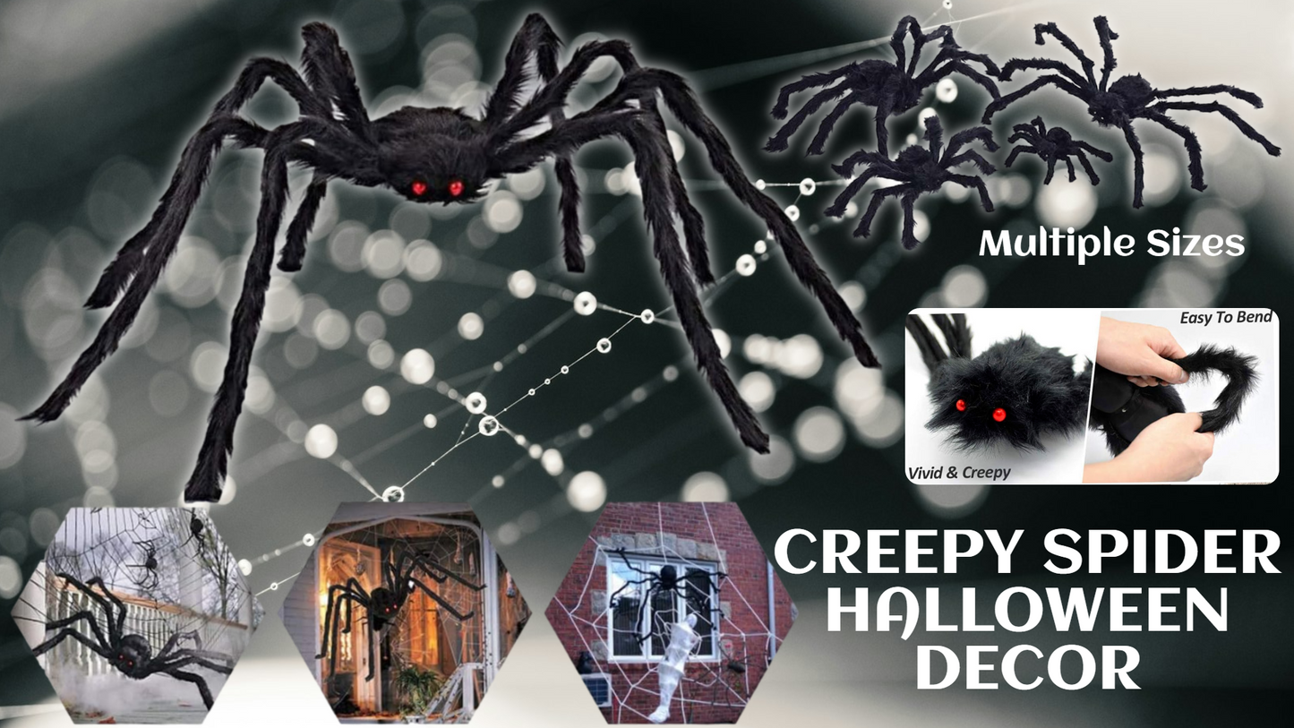 Creepy Spider Halloween Decor