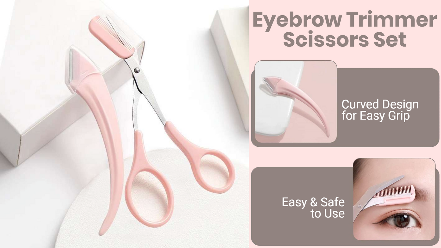 Eyebrow Trimmer & Scissor Set