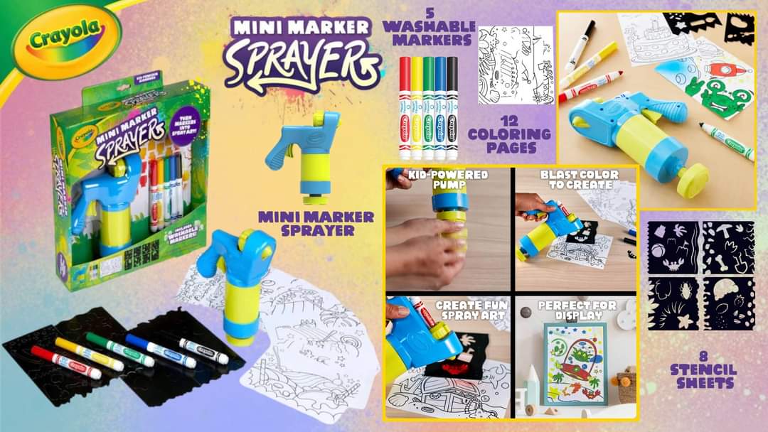 Crayola Mini Marker Sprayer