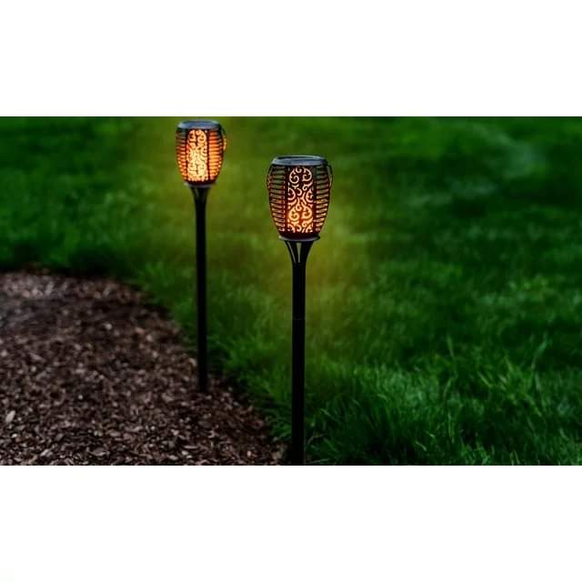 32 LED Dancing Flickering Flame Tiki Torch Light