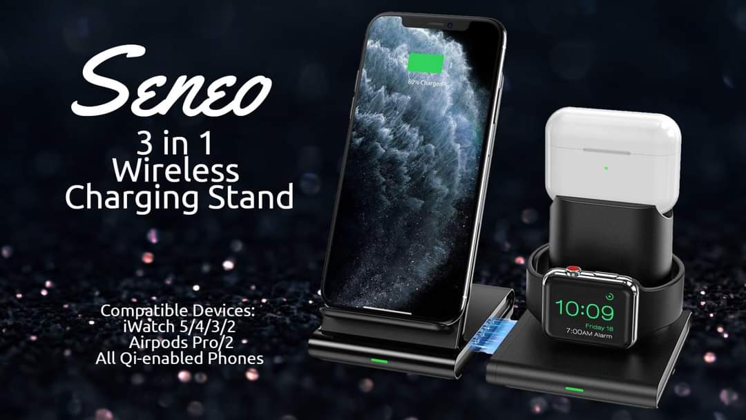 Seneo 3 in 1 Wireless Charging Stand