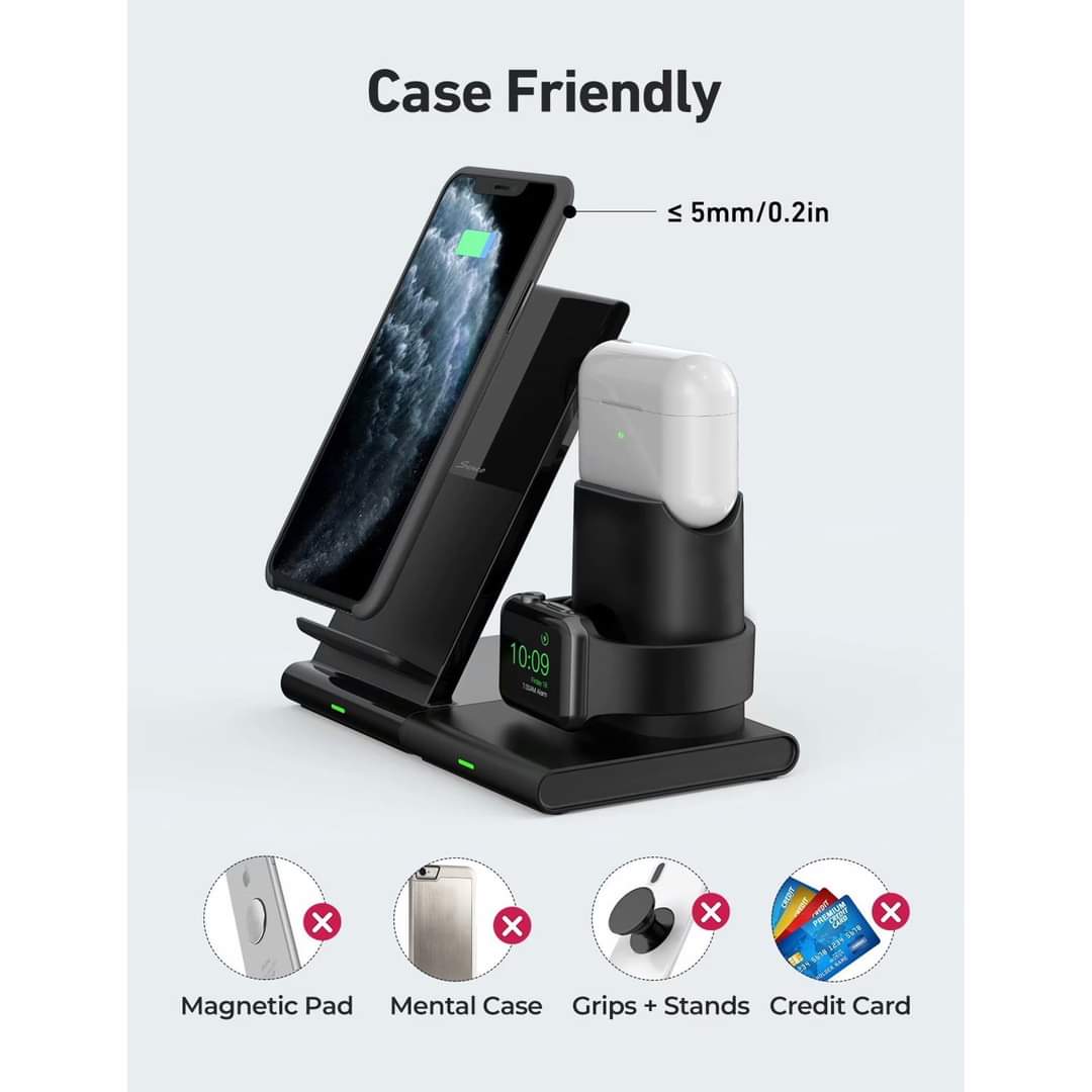 Seneo 3 in 1 Wireless Charging Stand