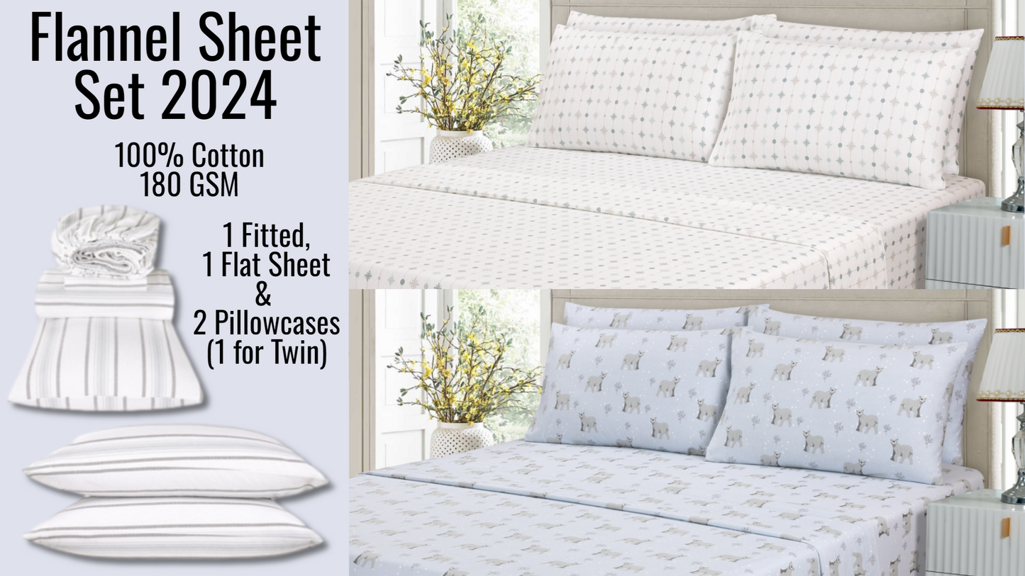 Flannel Sheet Sets 2024