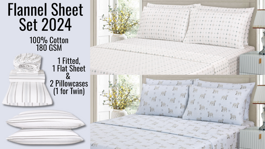 Flannel Sheet Sets 2024