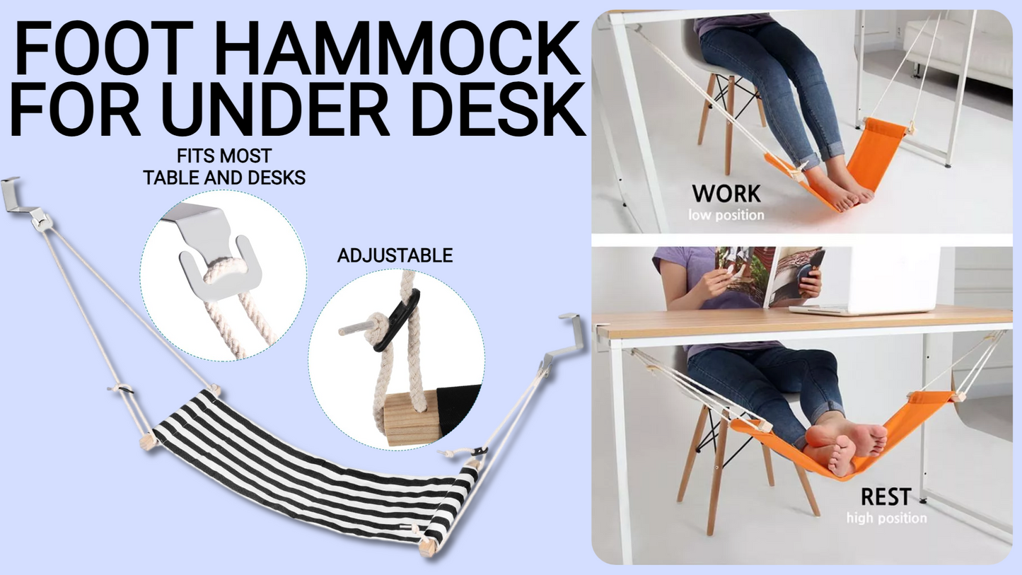 Foot Hammock for Under Desk