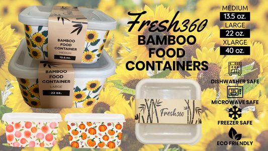 Fresh 360 Bamboo Food Containers