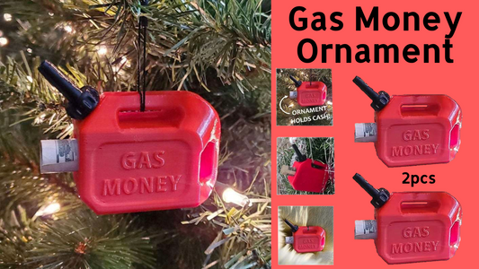 Gas Money Ornament - 2pcs