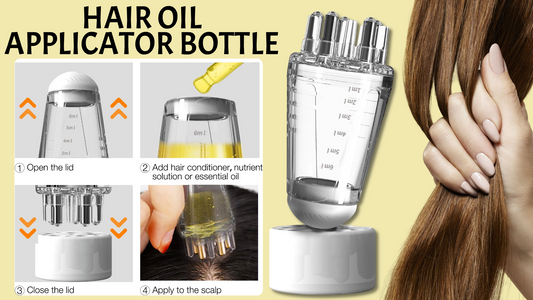 Hair Oil Applicator Bottle