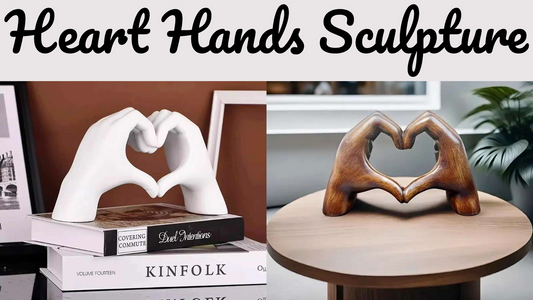 Heart Hands Sculpture