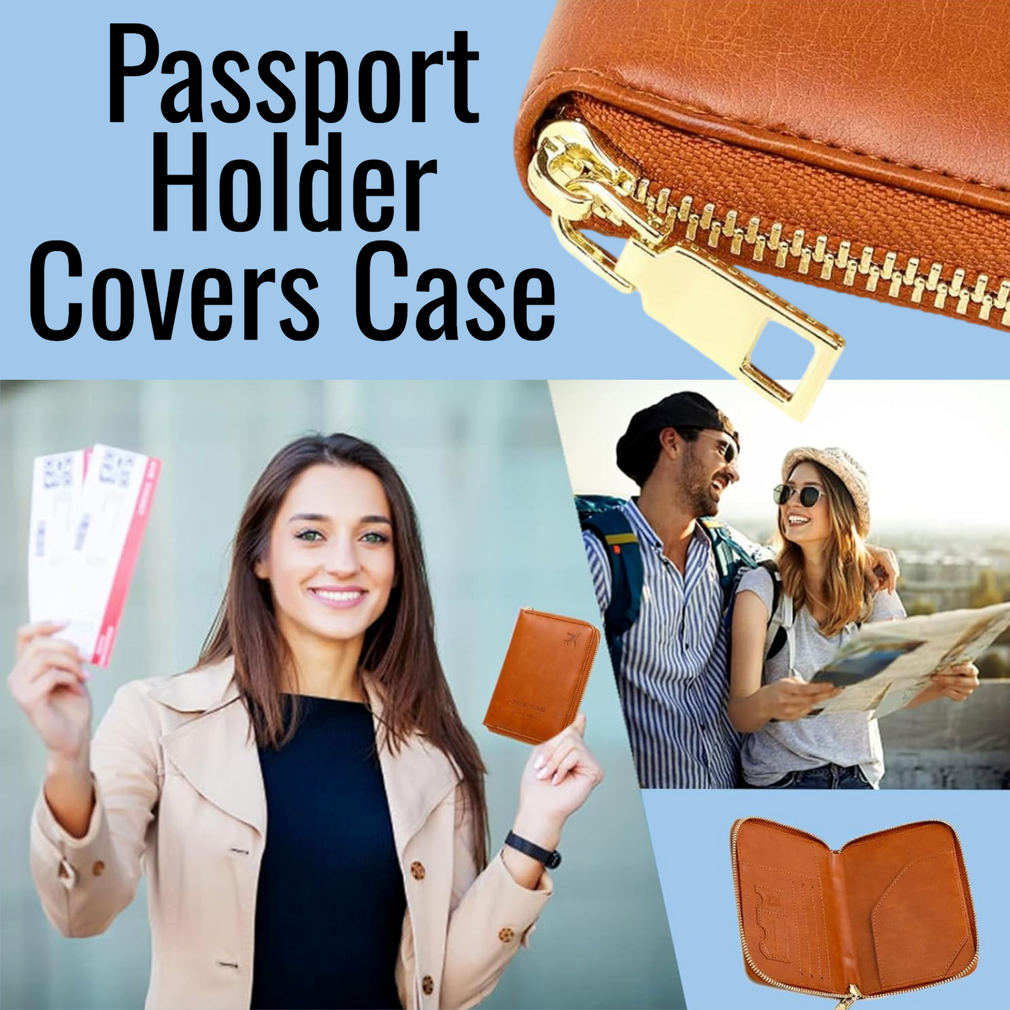 Passport Holder Cover Case