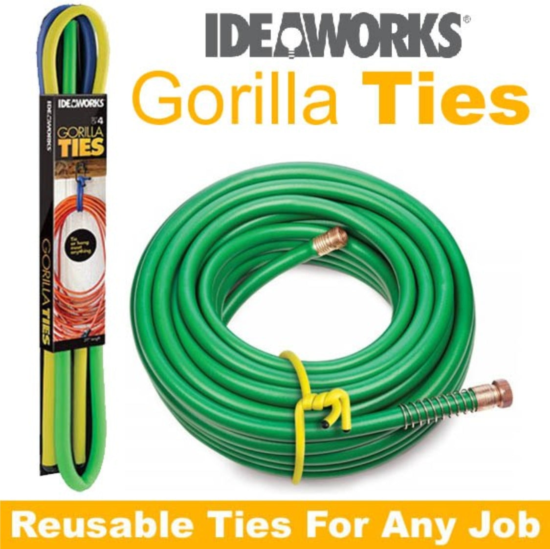 Gorilla Ties 4 Pack