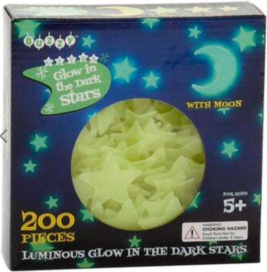 200pc Glow In The Dark Stars