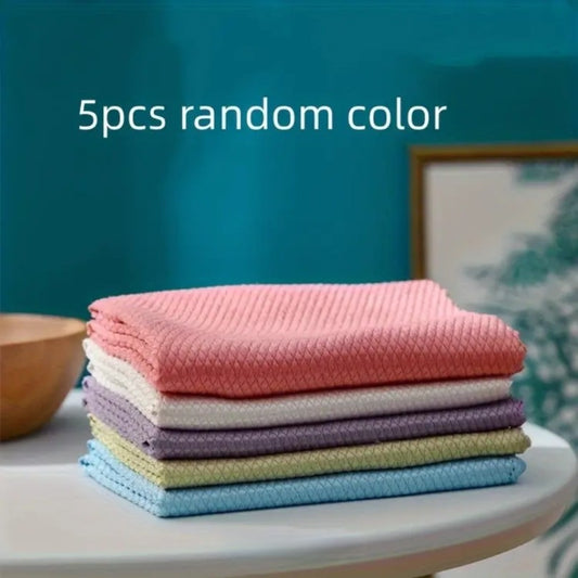 Five Pack Nano Glass Cloths