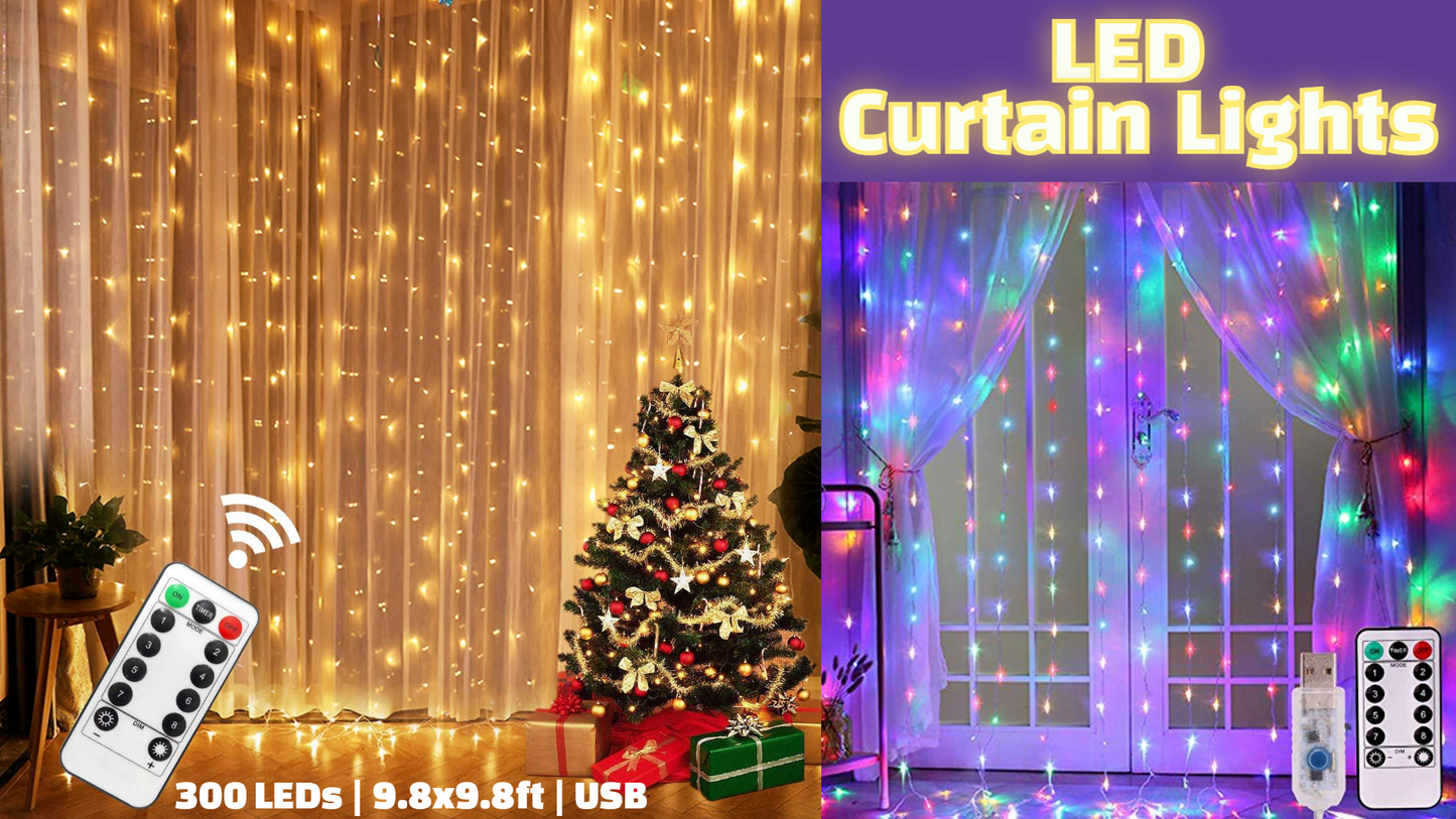 LED USB Curtain Lights