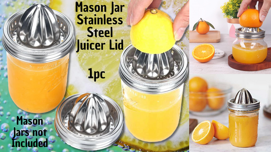 Mason Jar Stainless Steel Juicer Lid