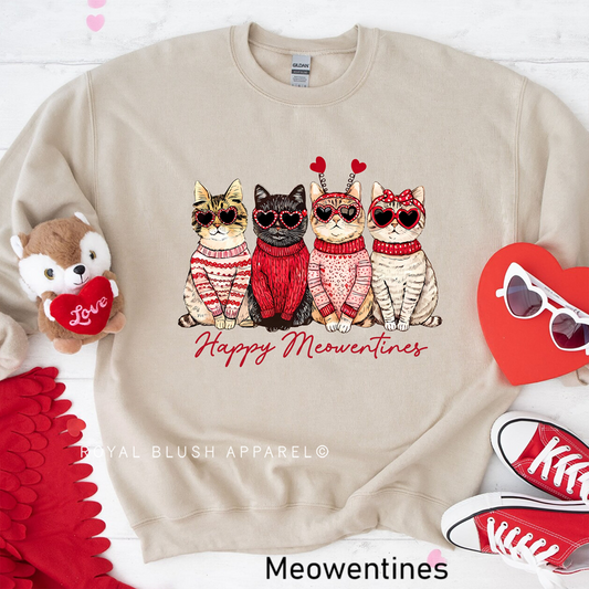 Meowentines - RBA Valentine's Crewneck