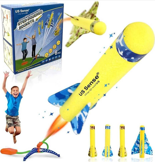 Step Powered Rocket