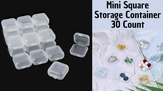 30pc Mini Square Storage Containers