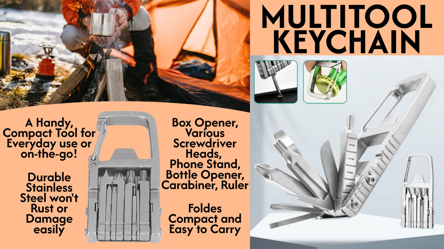 Multitool Keychain