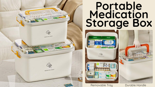 Portable Medication Storage Box