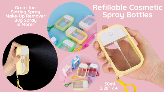 Refillable Cosmetic Spray Bottle