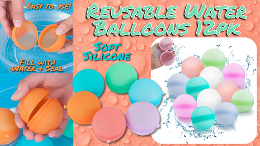 12pk Reusable Water Balloons