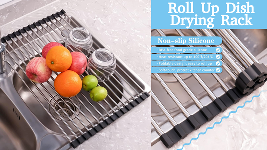 Roll Up Dish Rack