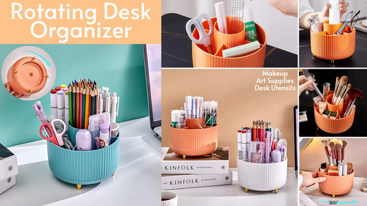 Rotating Desk Organizer