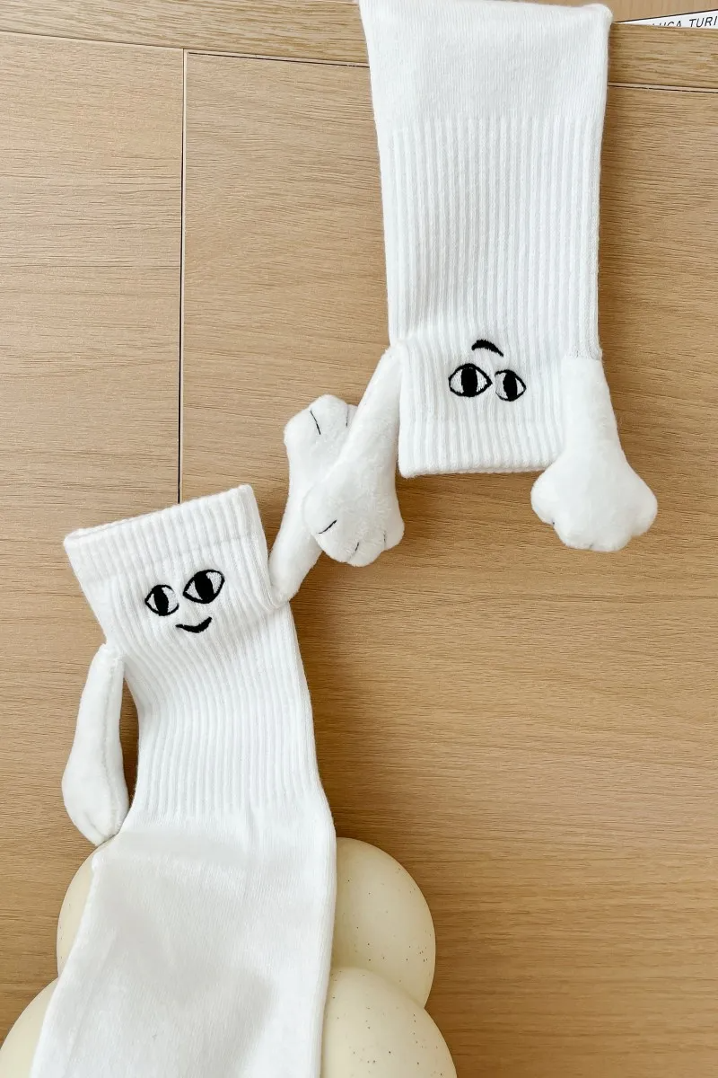 Hold My Hand Magnetic Socks - 2 Pairs