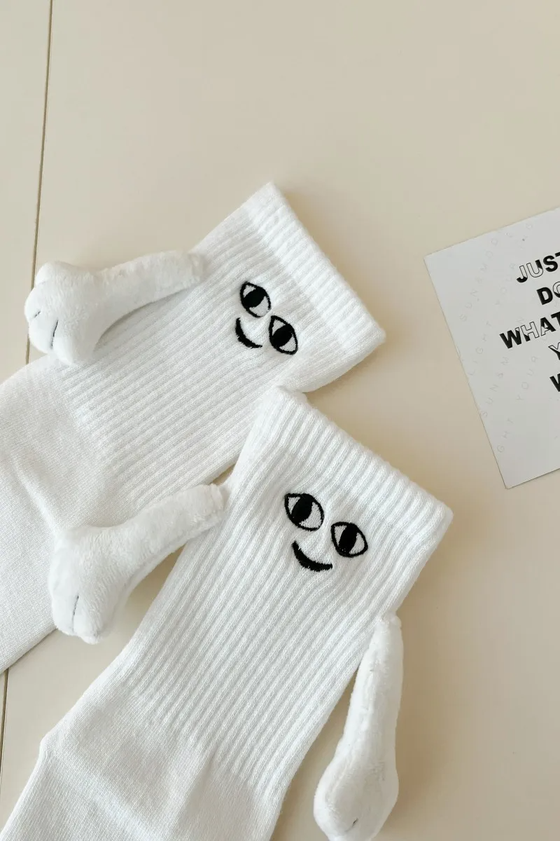 Hold My Hand Magnetic Socks - 2 Pairs