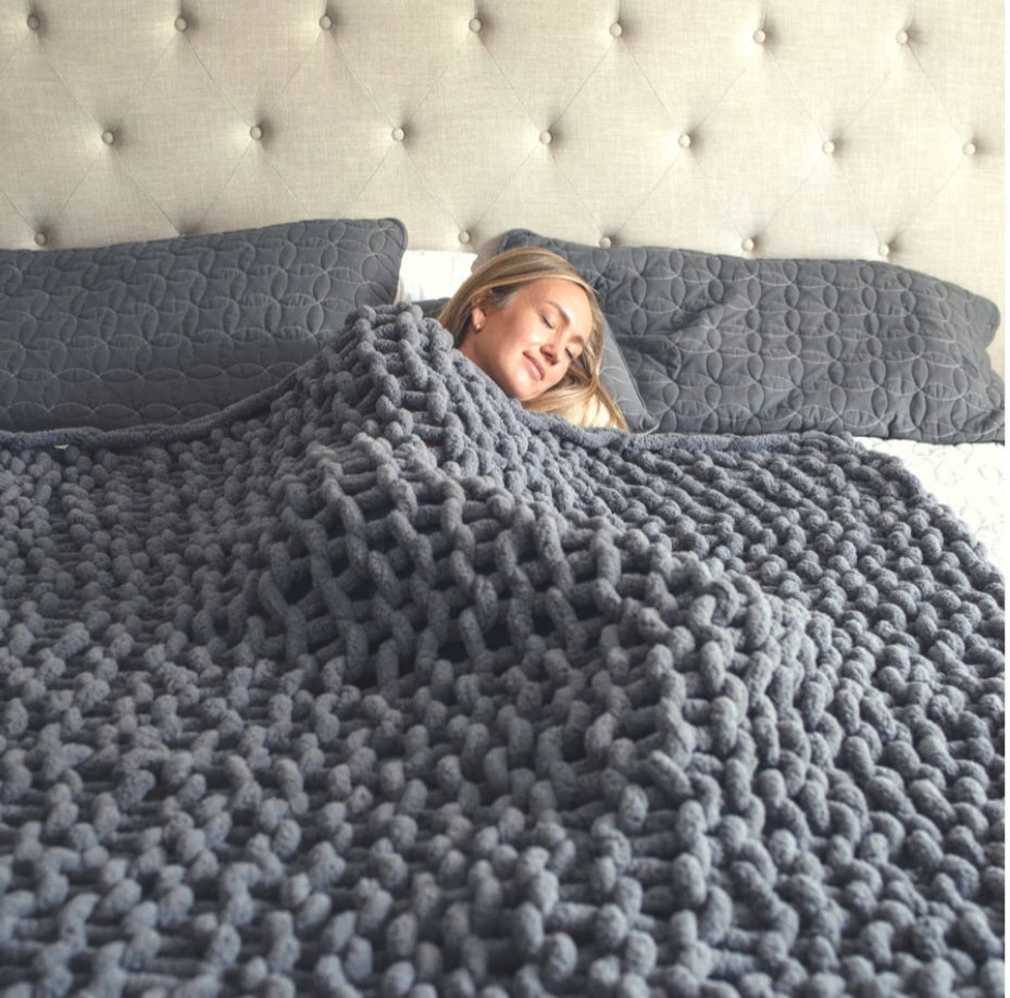 Hearth & Stone Chunky Knit Blanket