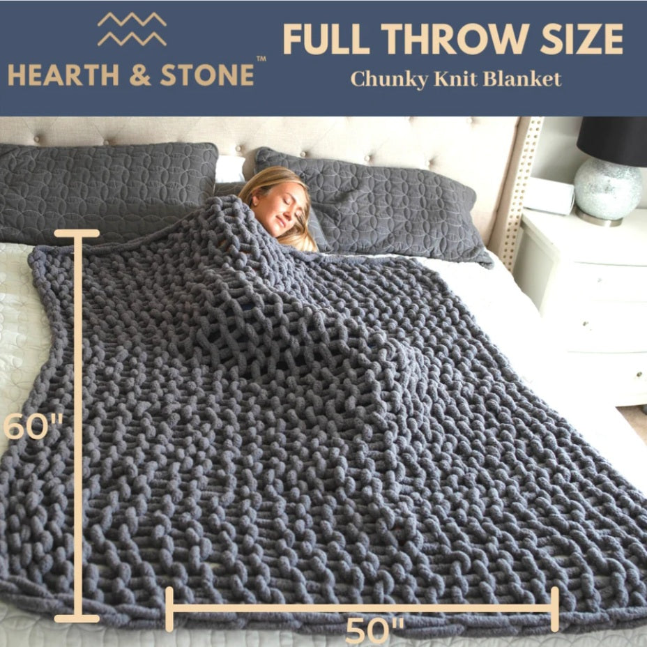 Hearth & Stone Chunky Knit Blanket