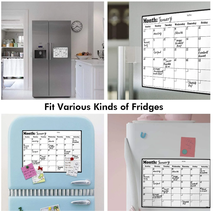 Magnetic Fridge Calendar