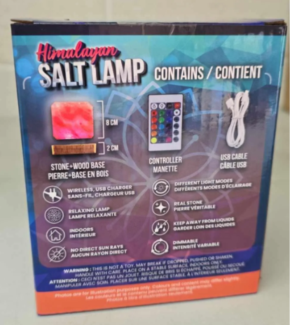 10cm Salt Lamp with Remote