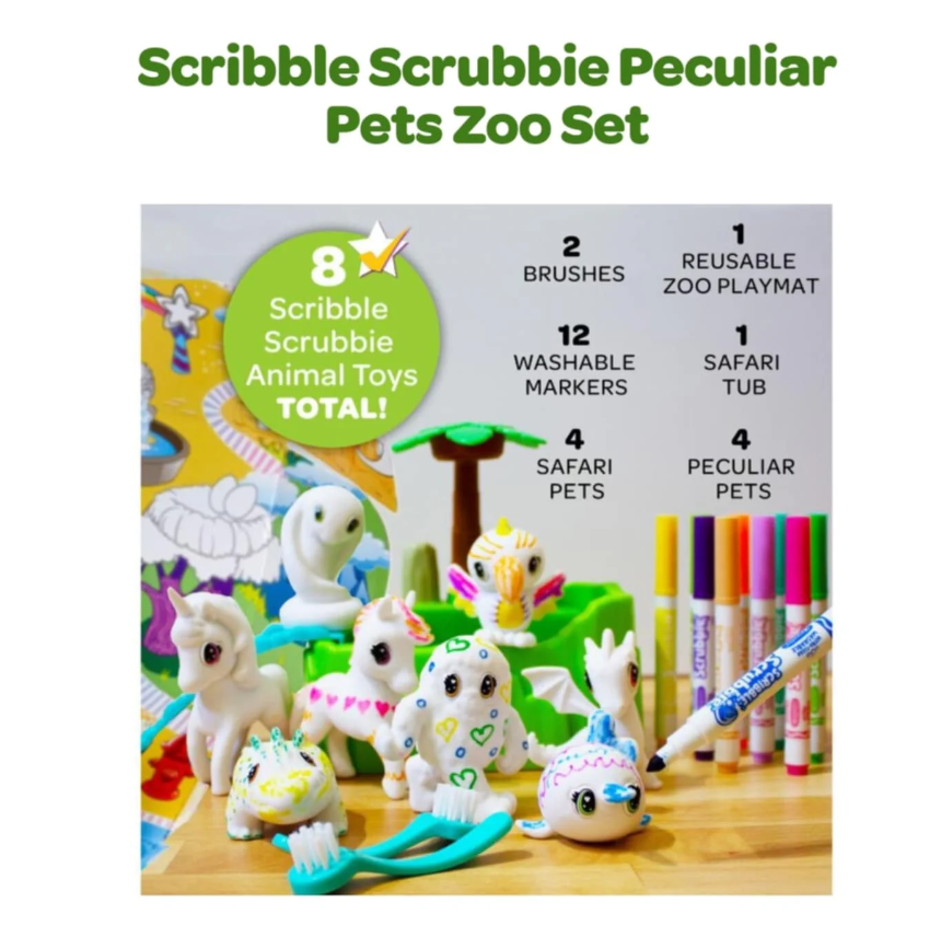 Scribble Scrubbie Peculiar Zoo