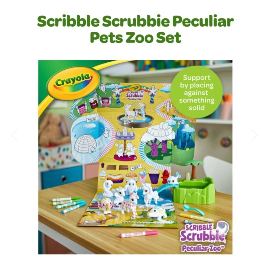 Scribble Scrubbie Peculiar Zoo