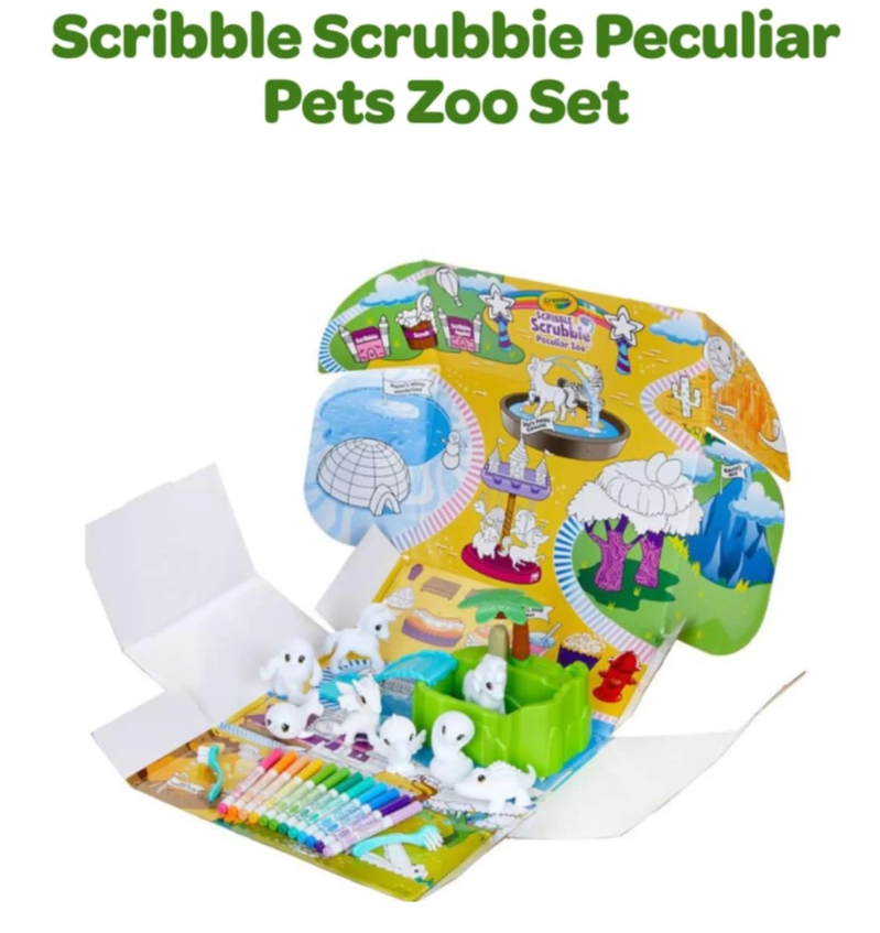 Scribble Scrubbie Peculiar Zoo