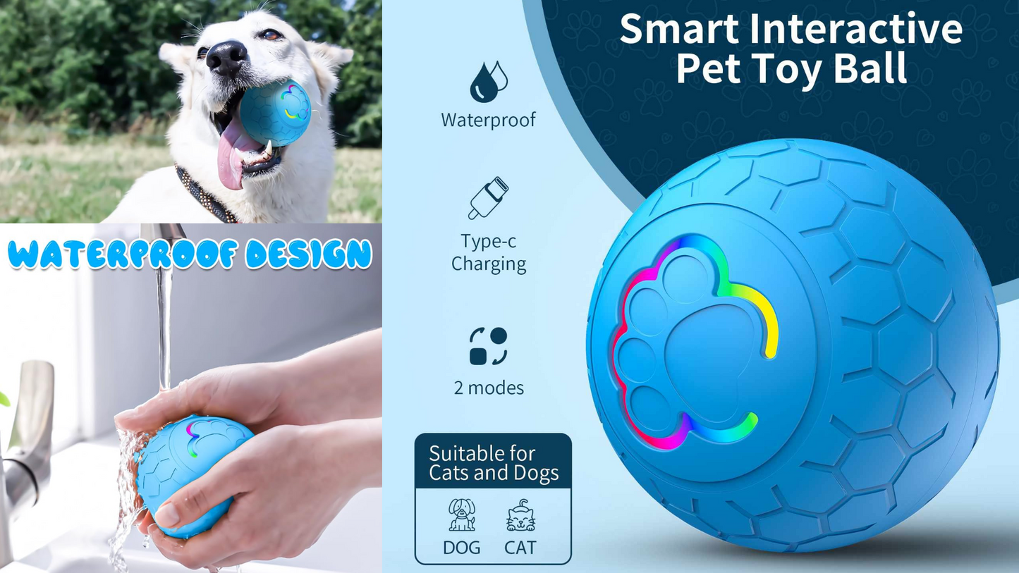 Smart Interactive Pet Toy Ball