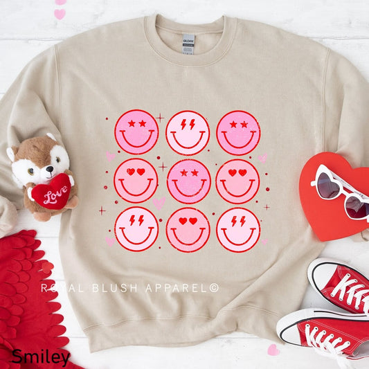 Smiley - RBA Valentine's Crewneck