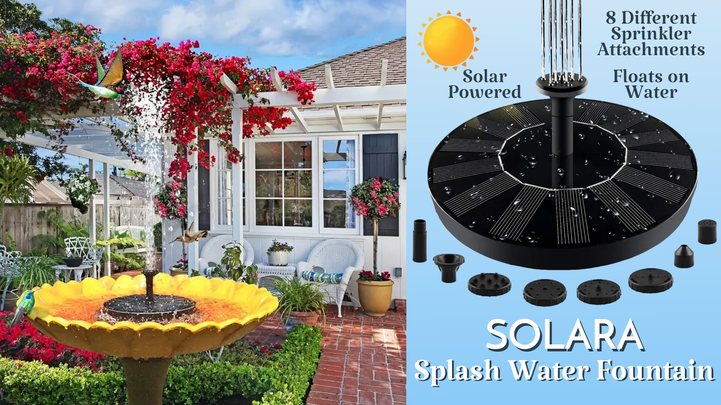 Solara Splash Water Fountain